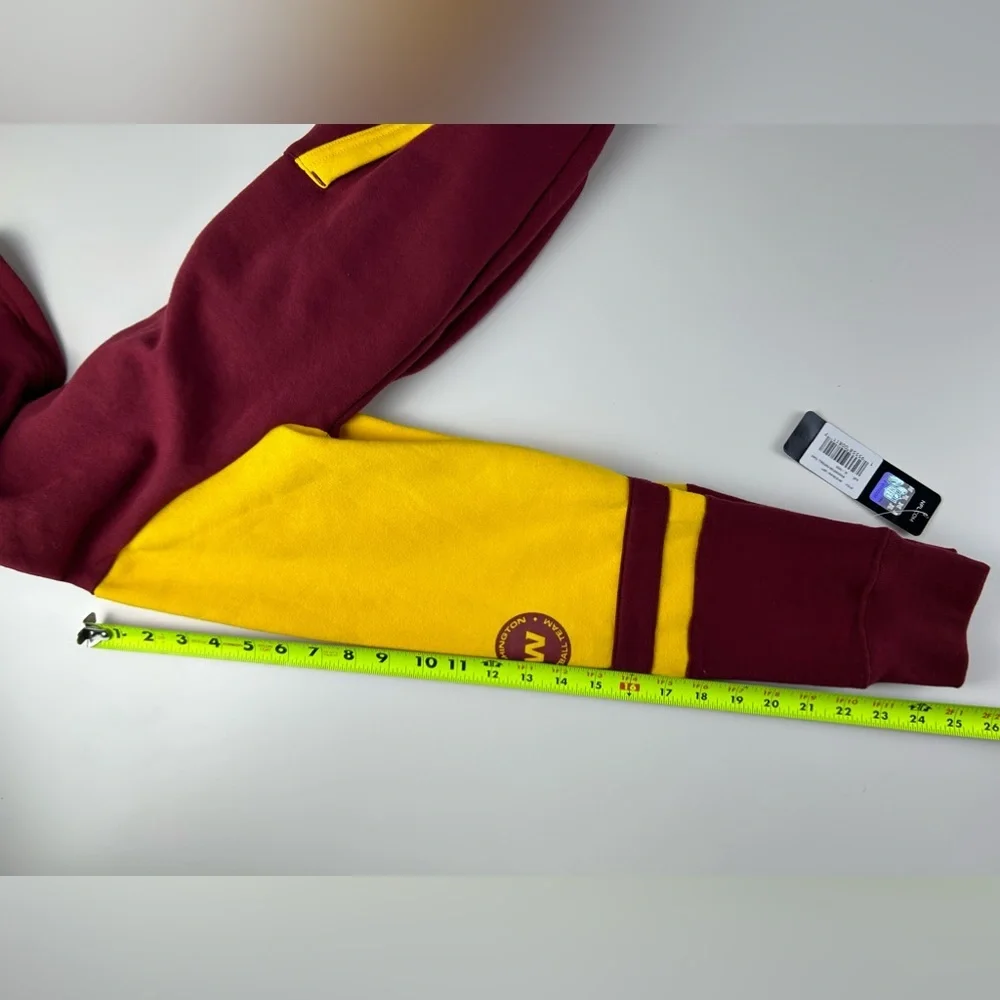 Washington Commanders Youth XL‎ Jacket Sweater Burgundy Gold NWT NFL Apparel